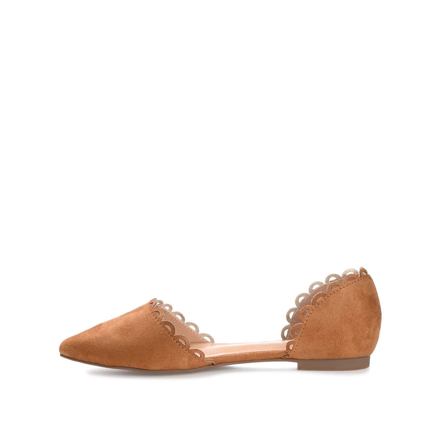 JEZLIN D'ORSAY FLATS IN WIDE - Cognac