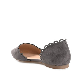 JEZLIN D'ORSAY FLATS IN FAUX SUEDE