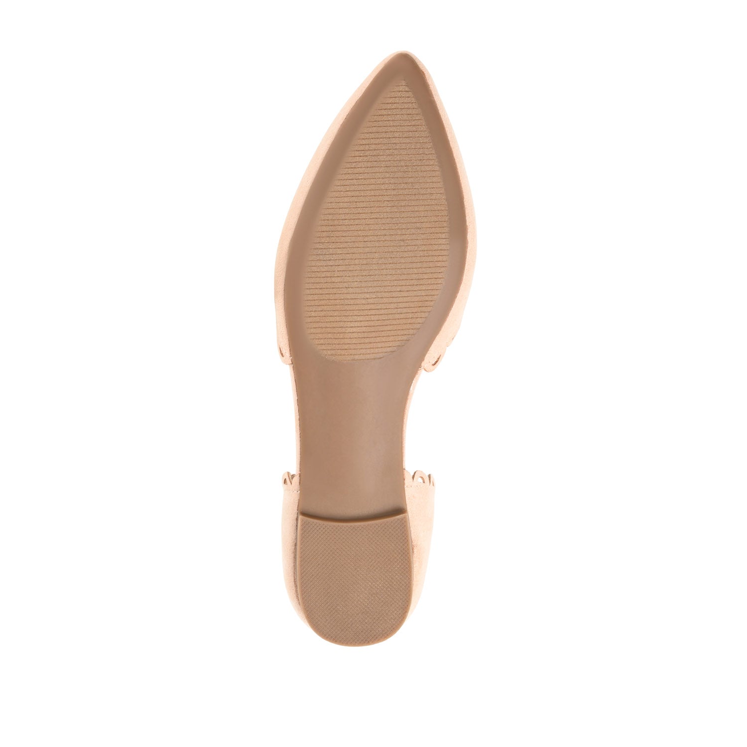 JEZLIN D'ORSAY FLATS IN FAUX SUEDE - Nude