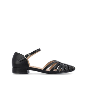 JOANNAH FISHERMAN SANDALS IN VEGAN LEATHER - Black