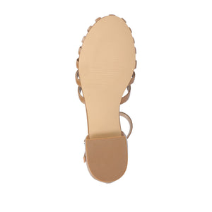 JOANNAH FISHERMAN SANDALS IN VEGAN LEATHER - Taupe