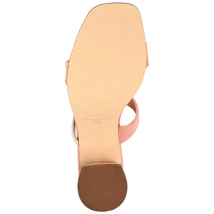 JOSSETTE BLOCK HEEL MULES IN LEATHER