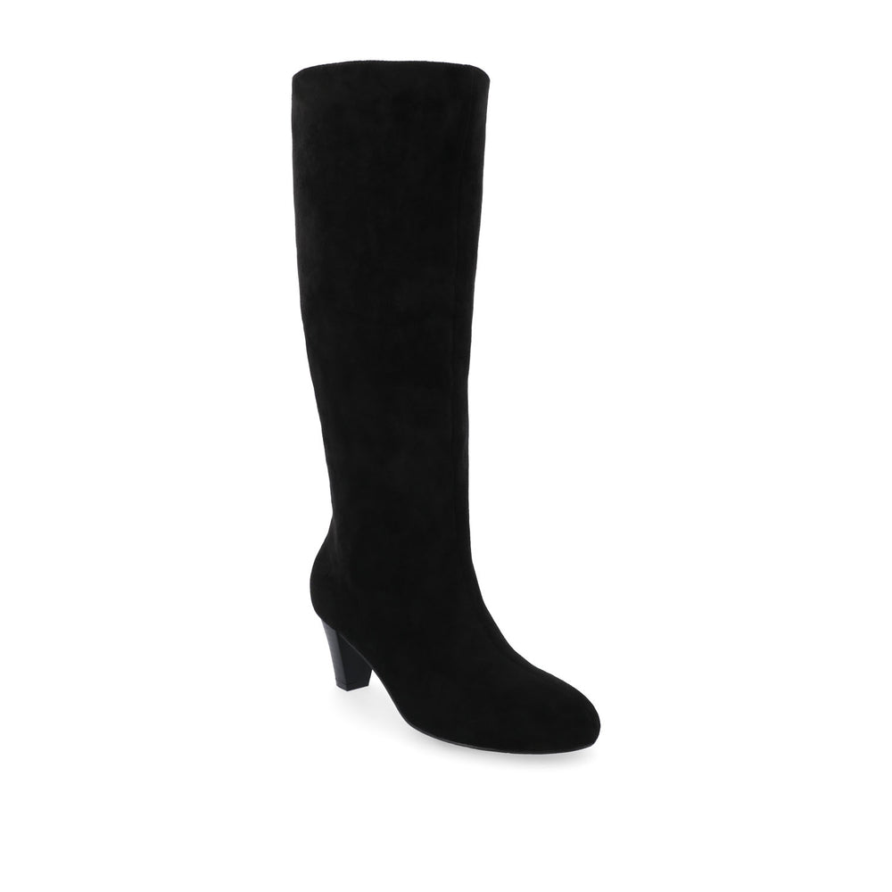 JOVEY KNEE HIGH BOOTS IN FAUX SUEDE