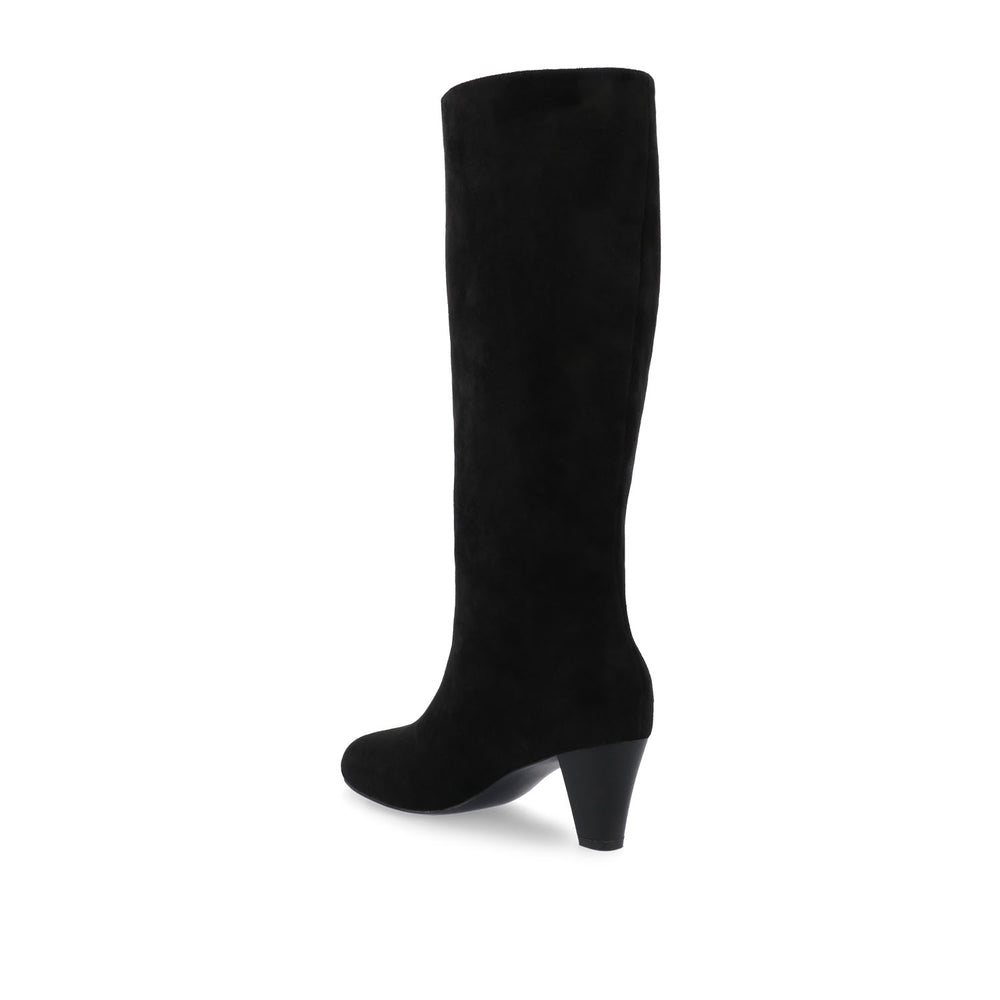 JOVEY KNEE HIGH BOOTS IN FAUX SUEDE