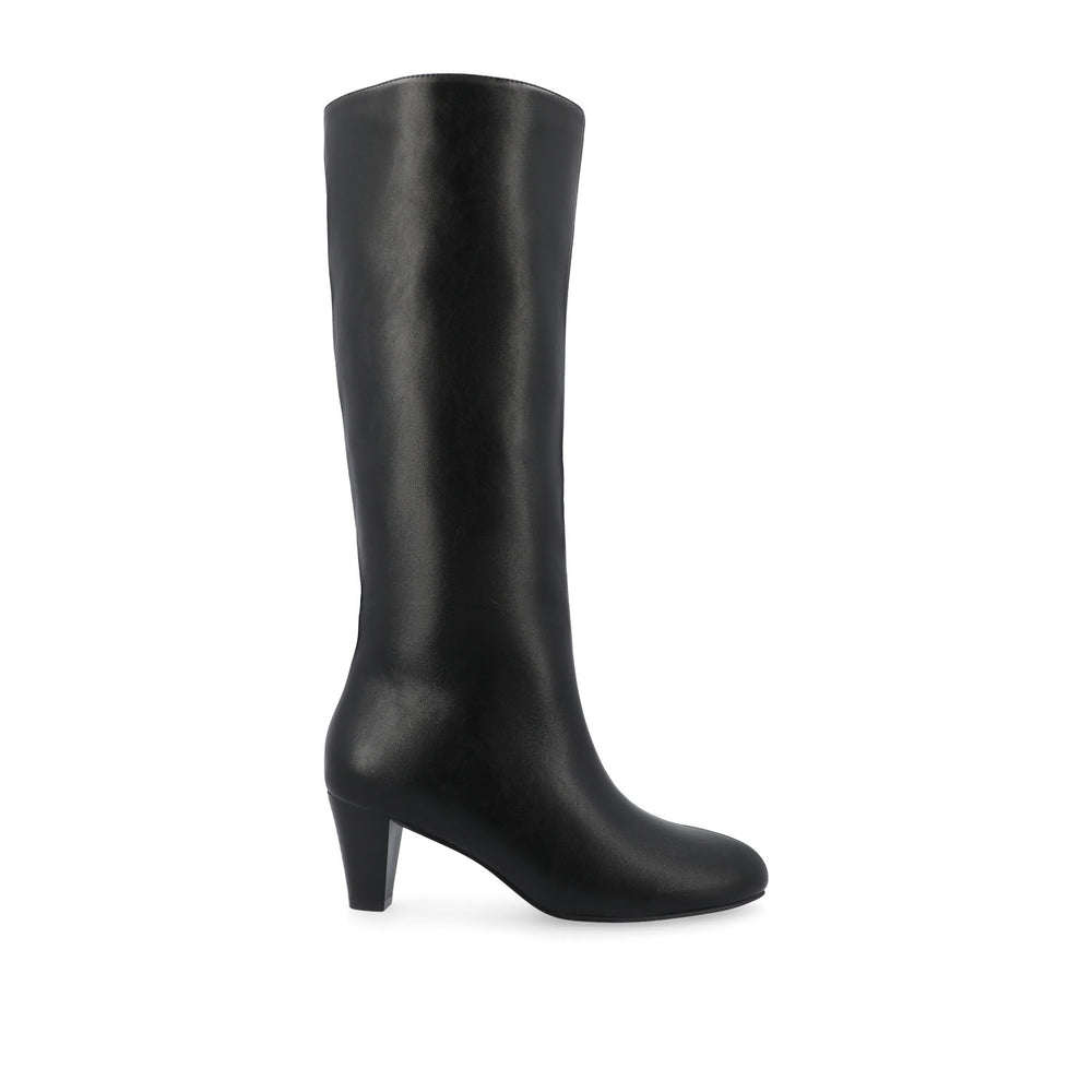 JOVEY KNEE HIGH BOOTS IN FAUX SUEDE