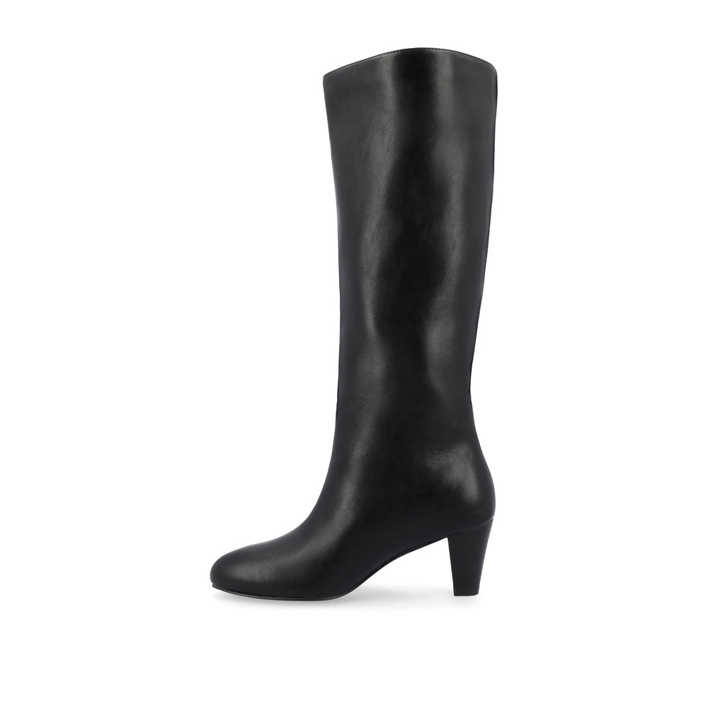 JOVEY KNEE HIGH BOOTS IN FAUX SUEDE