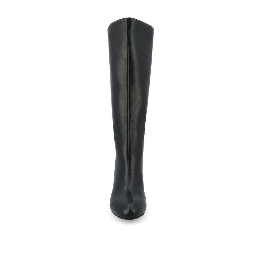 JOVEY KNEE HIGH BOOTS IN FAUX SUEDE