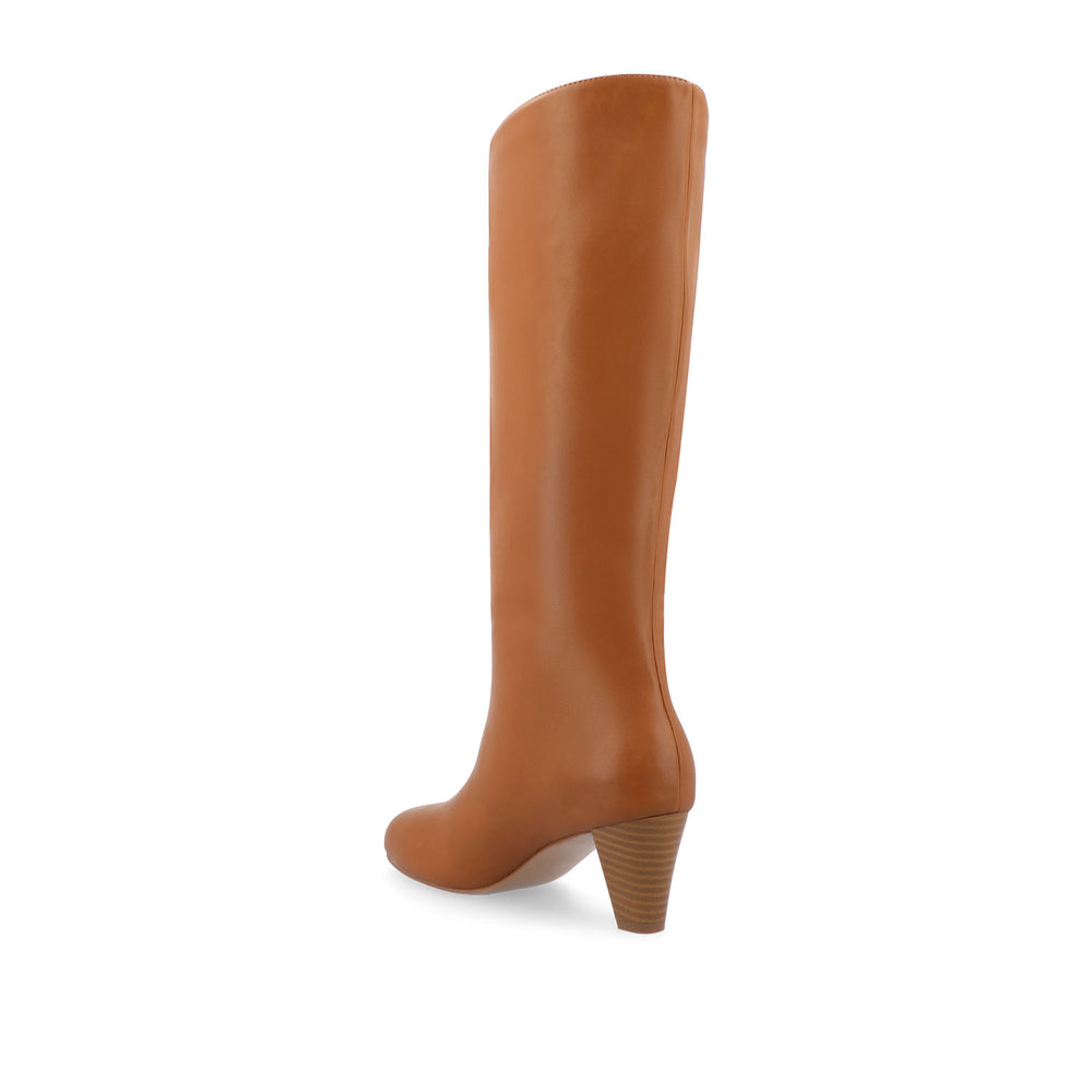 JOVEY KNEE HIGH BOOTS IN FAUX SUEDE