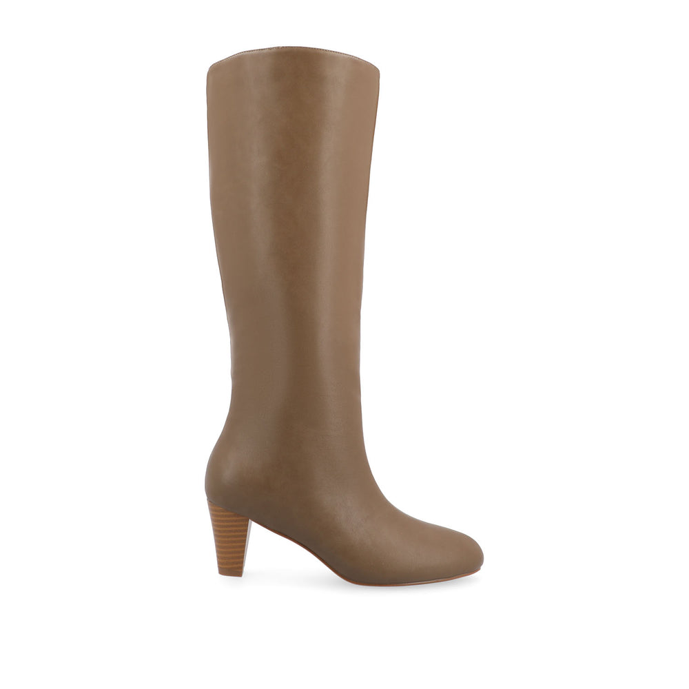 JOVEY KNEE HIGH BOOTS IN FAUX SUEDE