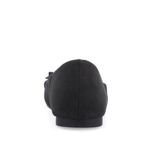 JUDY BALLET FLATS IN VEGAN LEATHER - Black PU