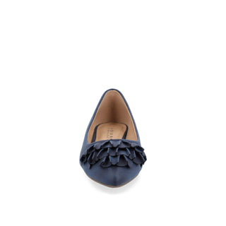 JUDY RUFFLED BALLET FLATS IN WIDE