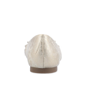 JUDY BALLET FLATS IN VEGAN LEATHER - Gold PU