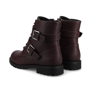 JULIAH ANKLE BOOTS - Oxblood Nubuck