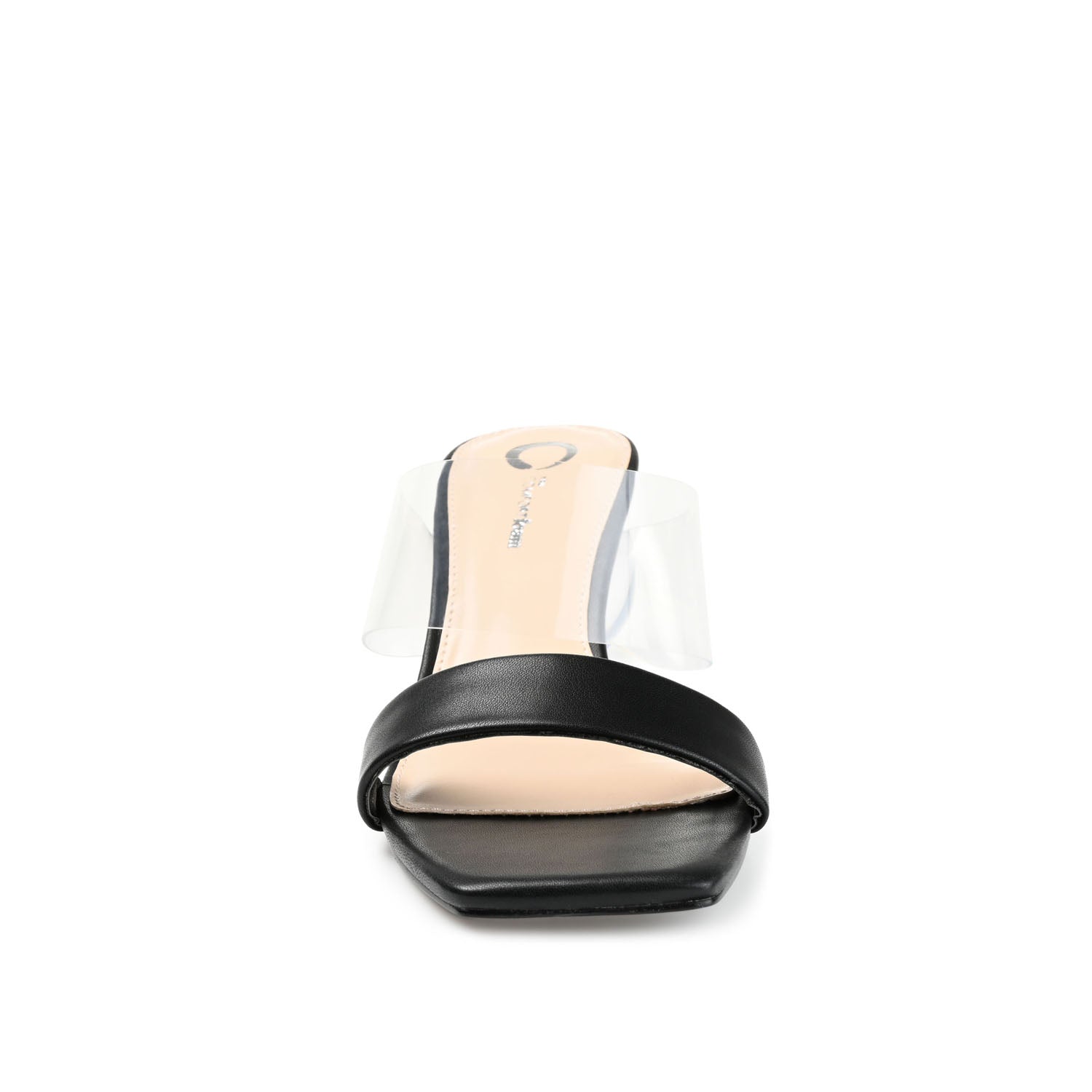 JULY GLOBE HEELS IN VEGAN LEATHER - Black