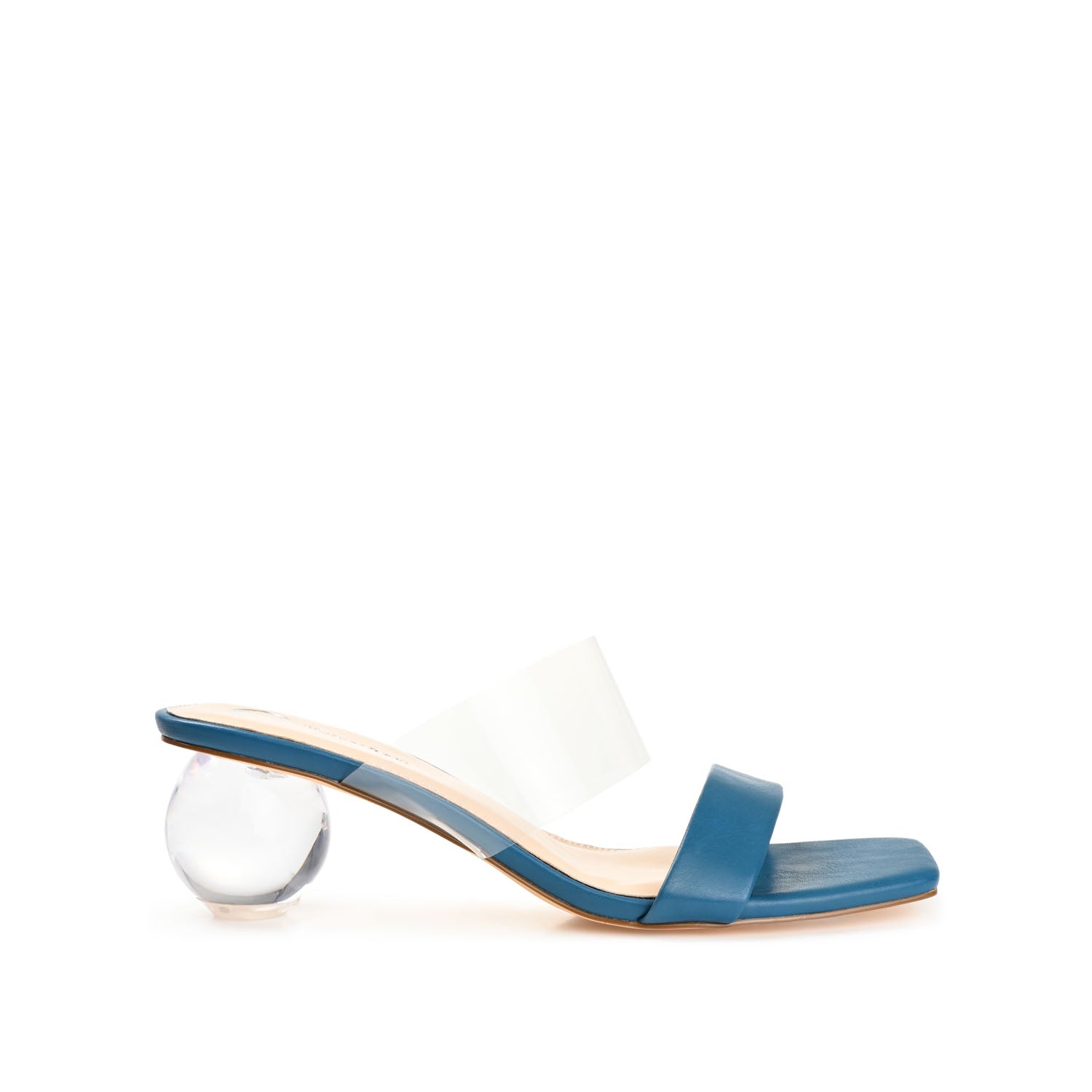 JULY GLOBE HEELS IN FAUX LEATHER