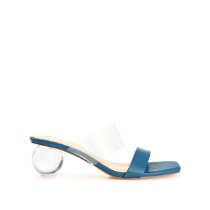 JULY GLOBE HEELS IN FAUX LEATHER