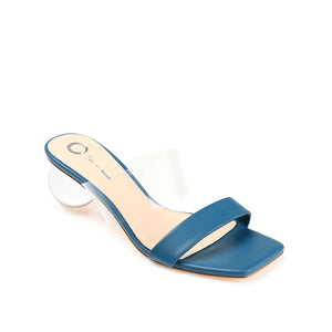 JULY GLOBE HEELS IN FAUX LEATHER