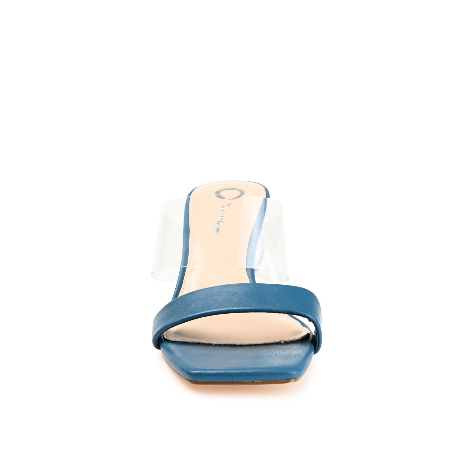 JULY GLOBE HEELS IN VEGAN LEATHER - Blue