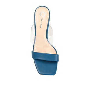 JULY GLOBE HEELS IN FAUX LEATHER