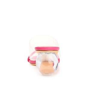 JULY GLOBE HEELS IN VEGAN LEATHER - Pink