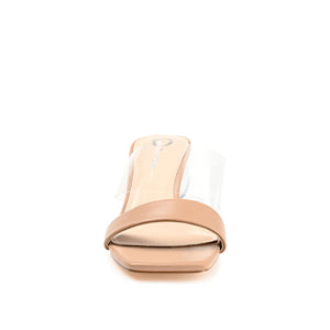 JULY GLOBE HEELS IN FAUX LEATHER