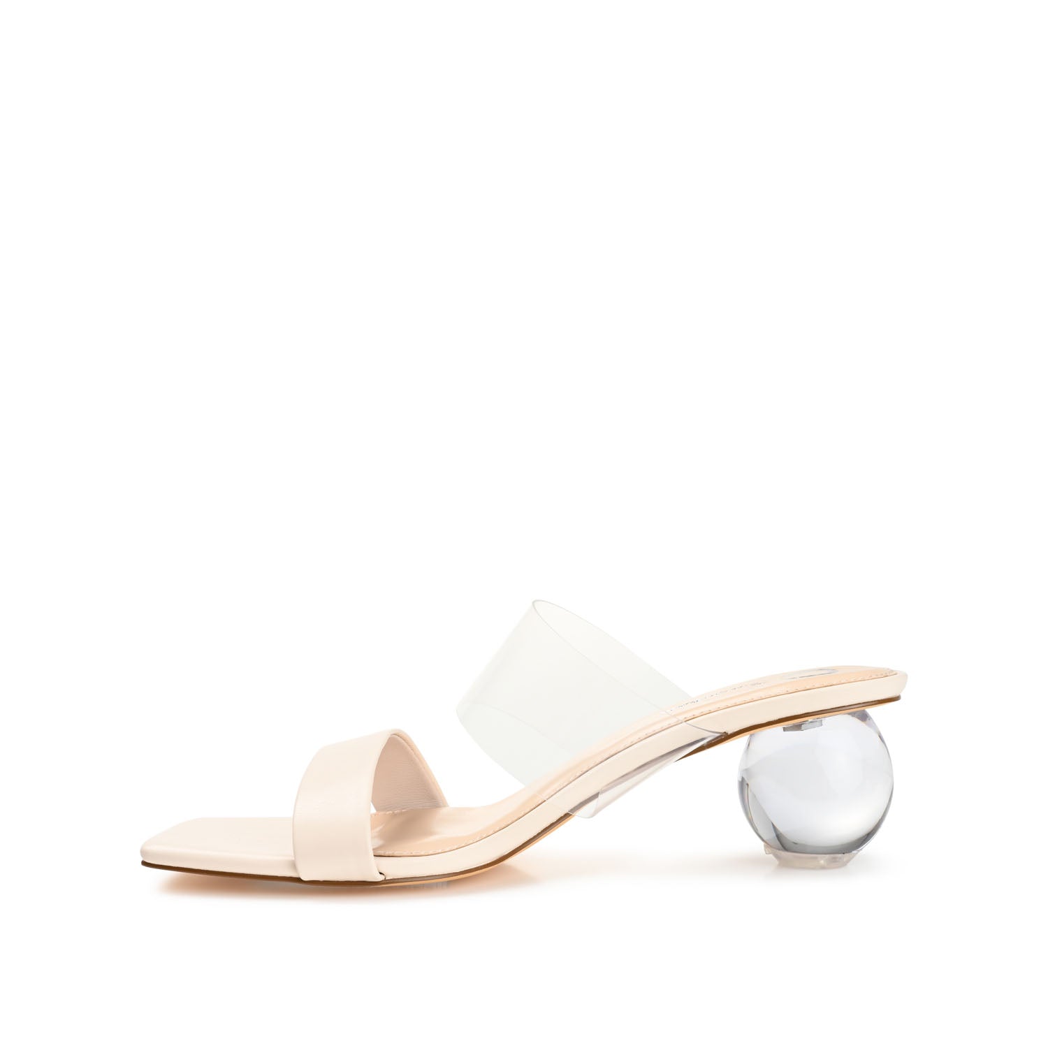 JULY GLOBE HEELS IN FAUX LEATHER