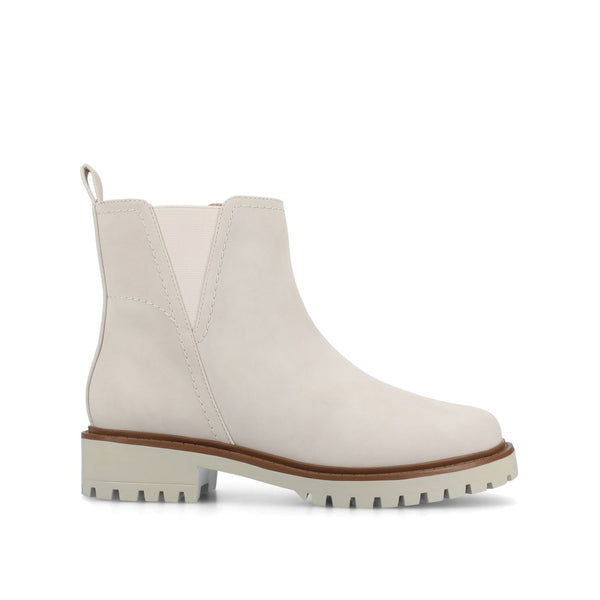 JUNNAH CHELSEA BOOTS IN WIDE - Bone