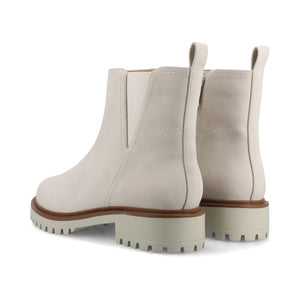 JUNNAH CHELSEA BOOTS IN WIDE - Bone