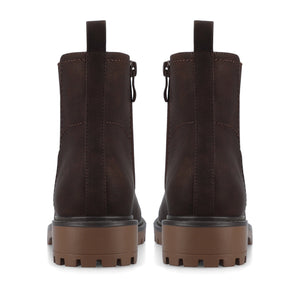 JUNNAH CHELSEA BOOTS IN WIDE - Vintage Chocolate
