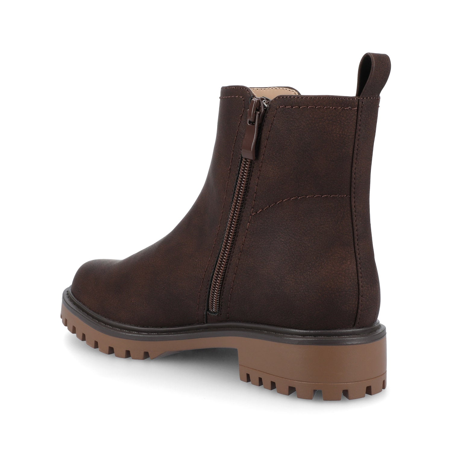 JUNNAH CHELSEA BOOTS IN WIDE - Vintage Chocolate