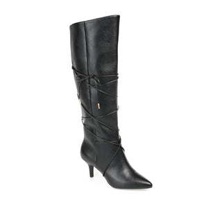 KAAVIA HEELED BOOTS IN FAUX LEATHER