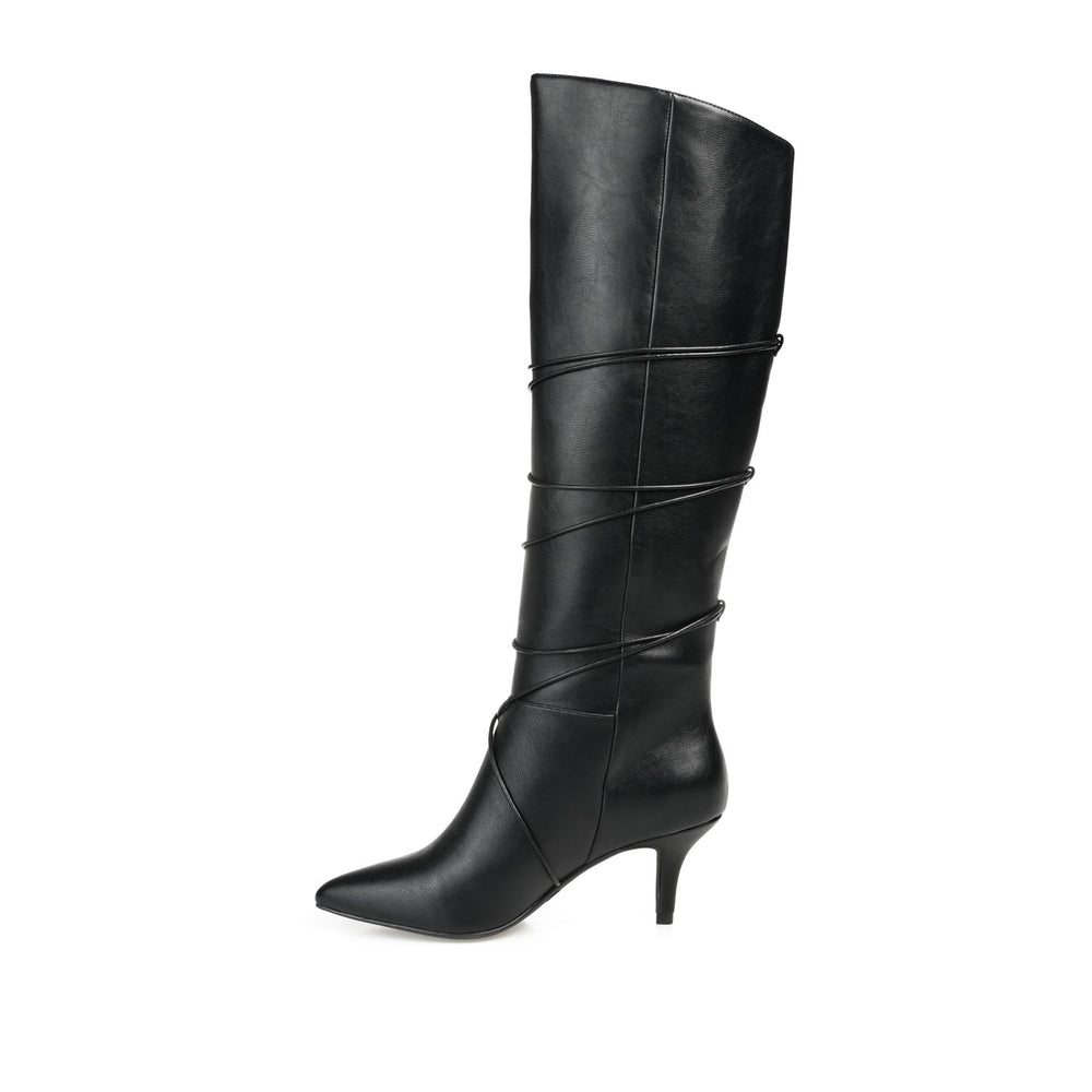 KAAVIA HEELED BOOTS IN FAUX LEATHER