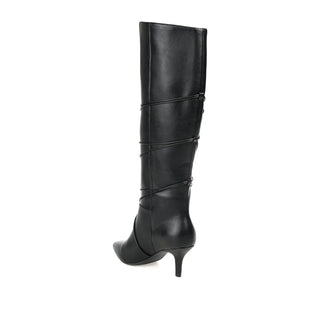 KAAVIA HEELED BOOTS IN FAUX LEATHER