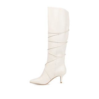 KAAVIA HEELED BOOTS IN FAUX LEATHER