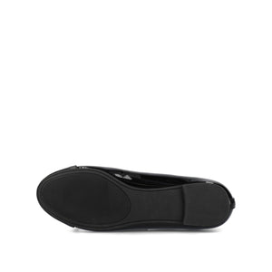 KAIAH CAPTOE BALLET FLATS IN VEGAN LEATHER - Black Patent