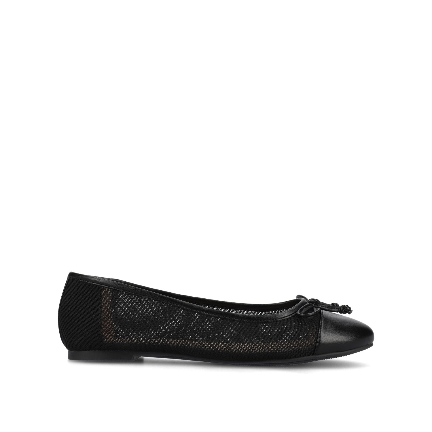 KAIAH CAPTOE BALLET FLATS - Black Mesh