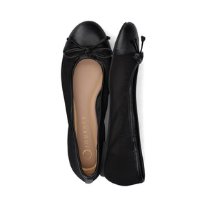KAIAH CAPTOE BALLET FLATS - Black Mesh