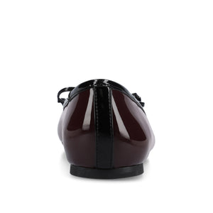 KAIAH CAPTOE BALLET FLATS IN FAUX LEATHER