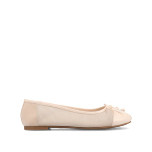 KAIAH CAPTOE BALLET FLATS IN WIDE - Blush Mesh