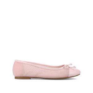 KAIAH CAPTOE BALLET FLATS IN WIDE - Pink Mesh