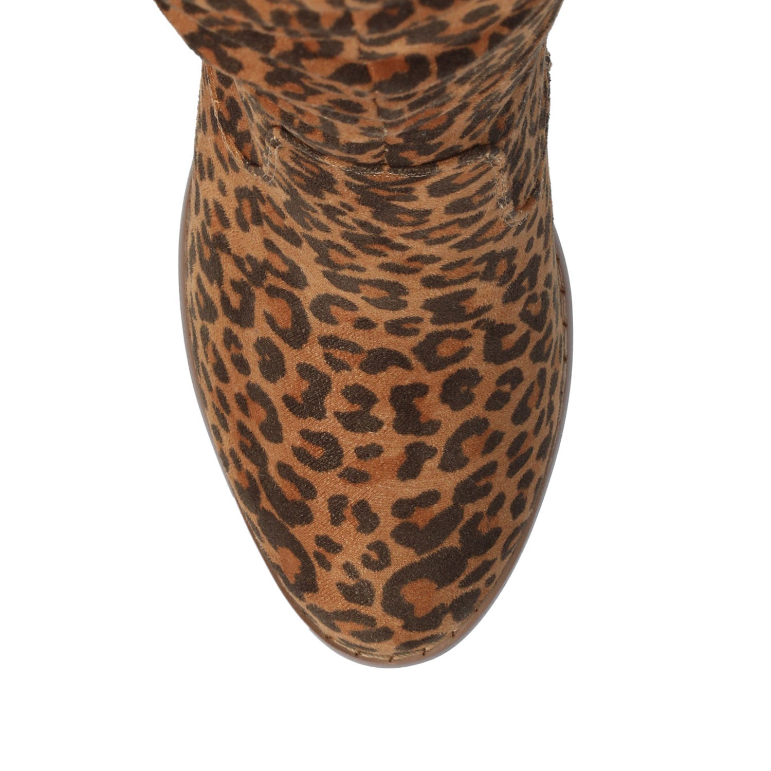 KAISON BOOTS IN WIDE WIDTH & CALF - Leopard Faux Suede