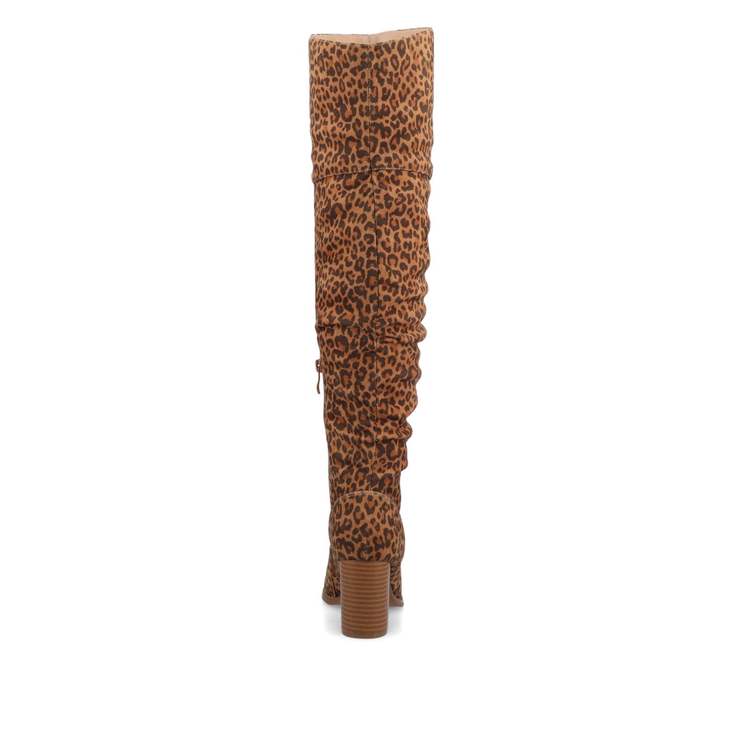 KAISON THIGH HIGH BOOTS IN FAUX SUEDE