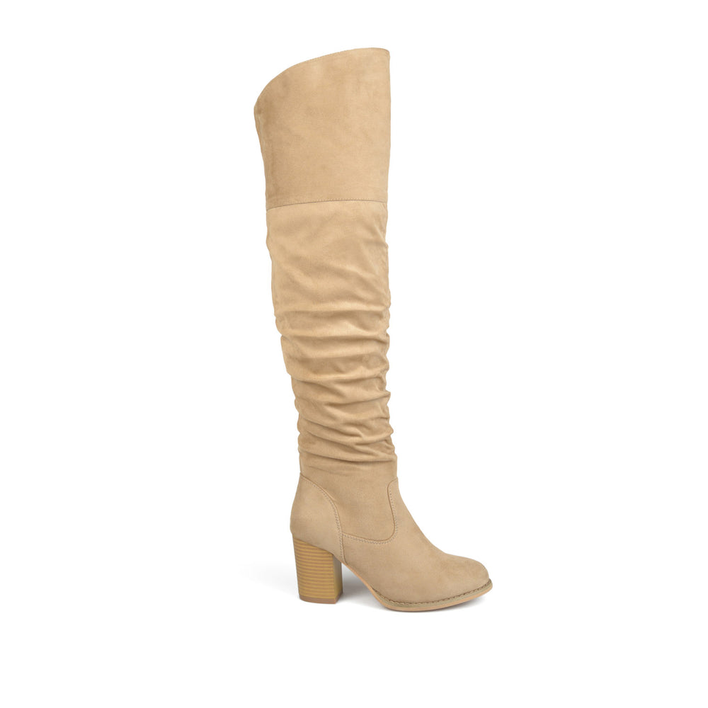 KAISON THIGH HIGH BOOTS IN WIDE CALF