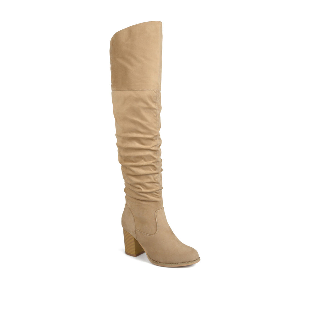 KAISON THIGH HIGH BOOTS IN WIDE CALF