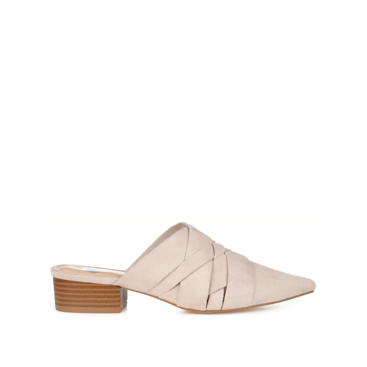 KALIDA MULE FLATS IN FAUX SUEDE - Beige