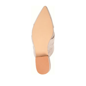 KALIDA MULE FLATS IN FAUX SUEDE - Beige