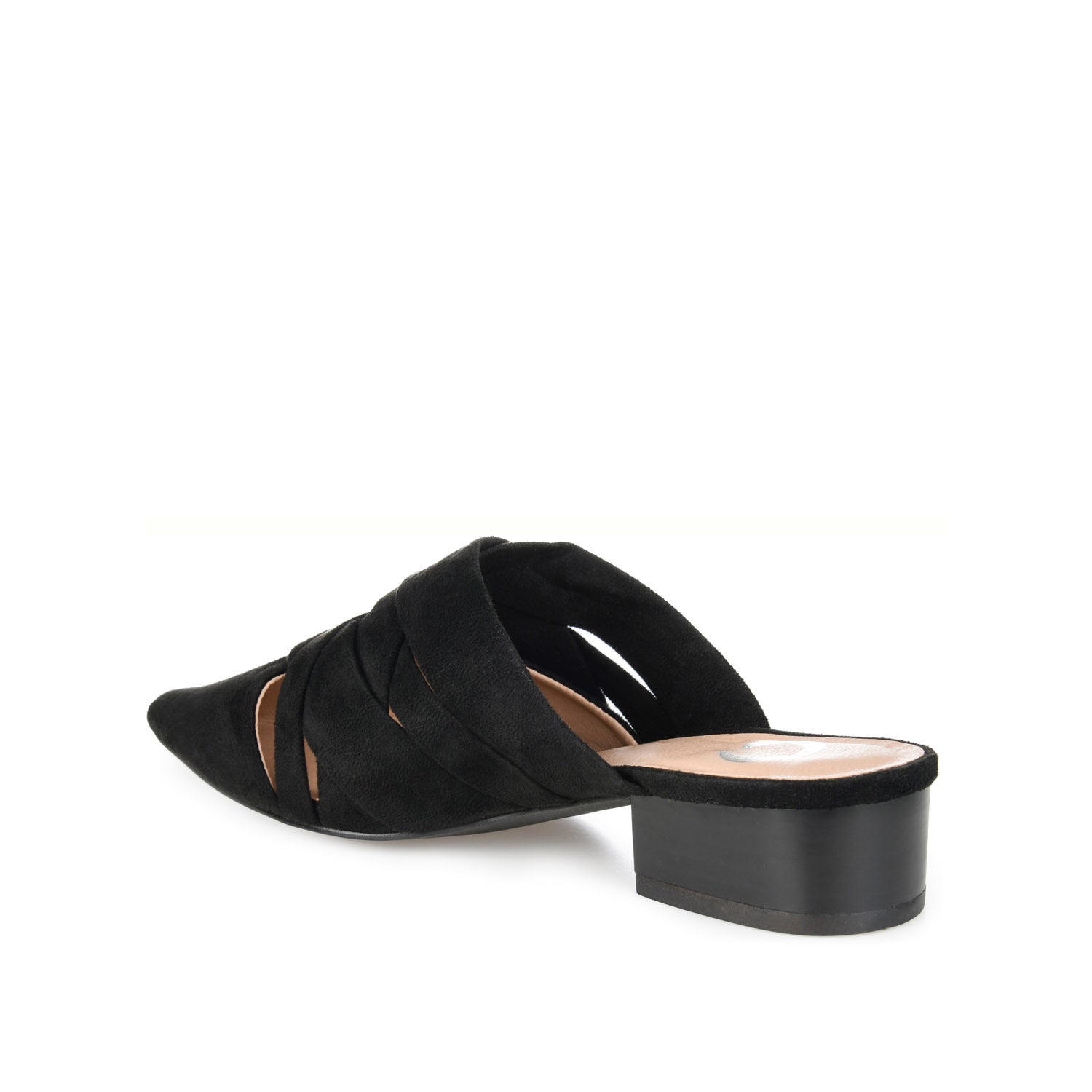 KALIDA MULE FLATS IN FAUX SUEDE - Black
