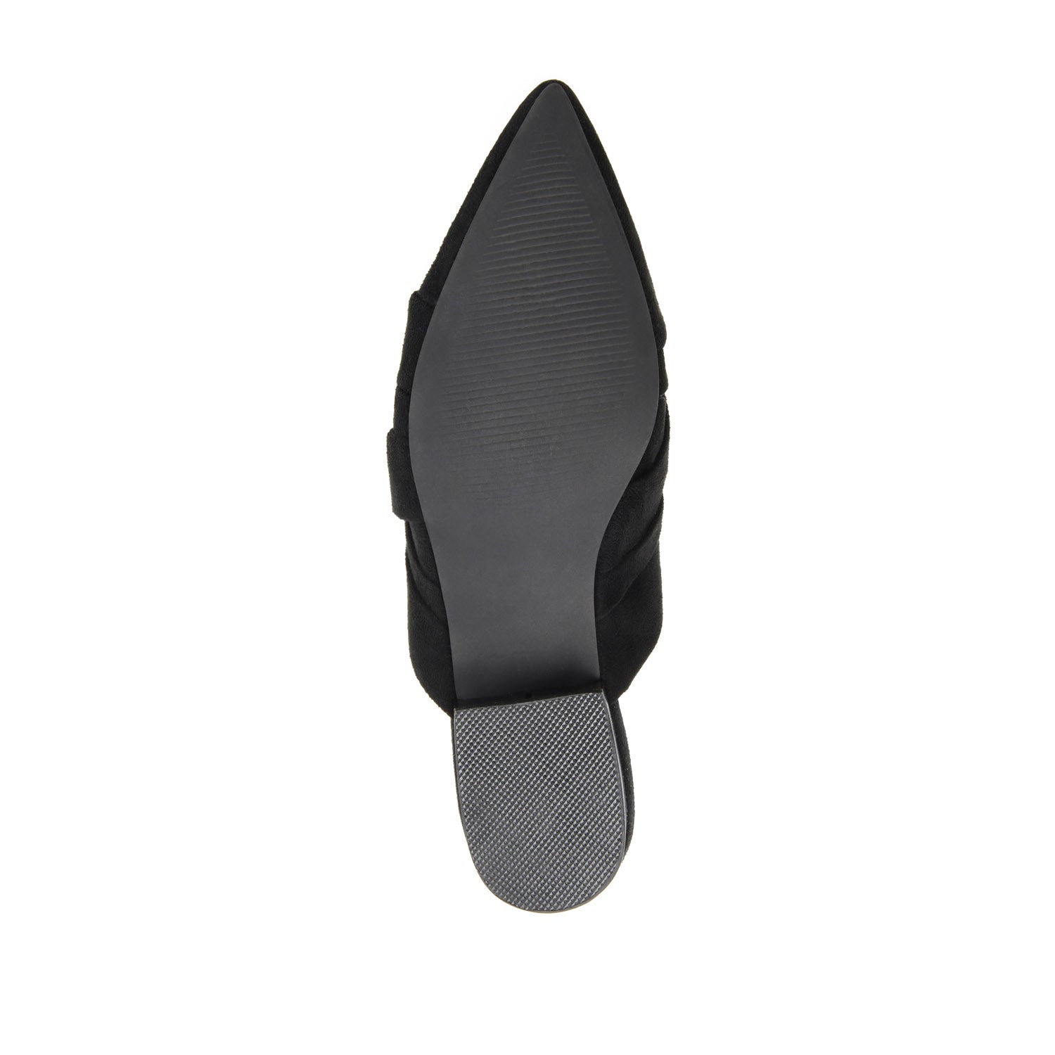 KALIDA MULE FLATS IN FAUX SUEDE - Black