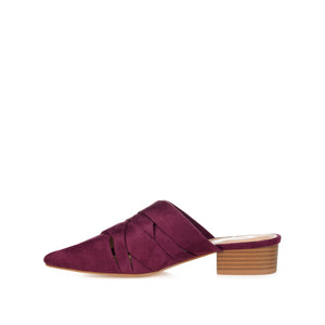 KALIDA MULE FLATS IN FAUX SUEDE - Purple