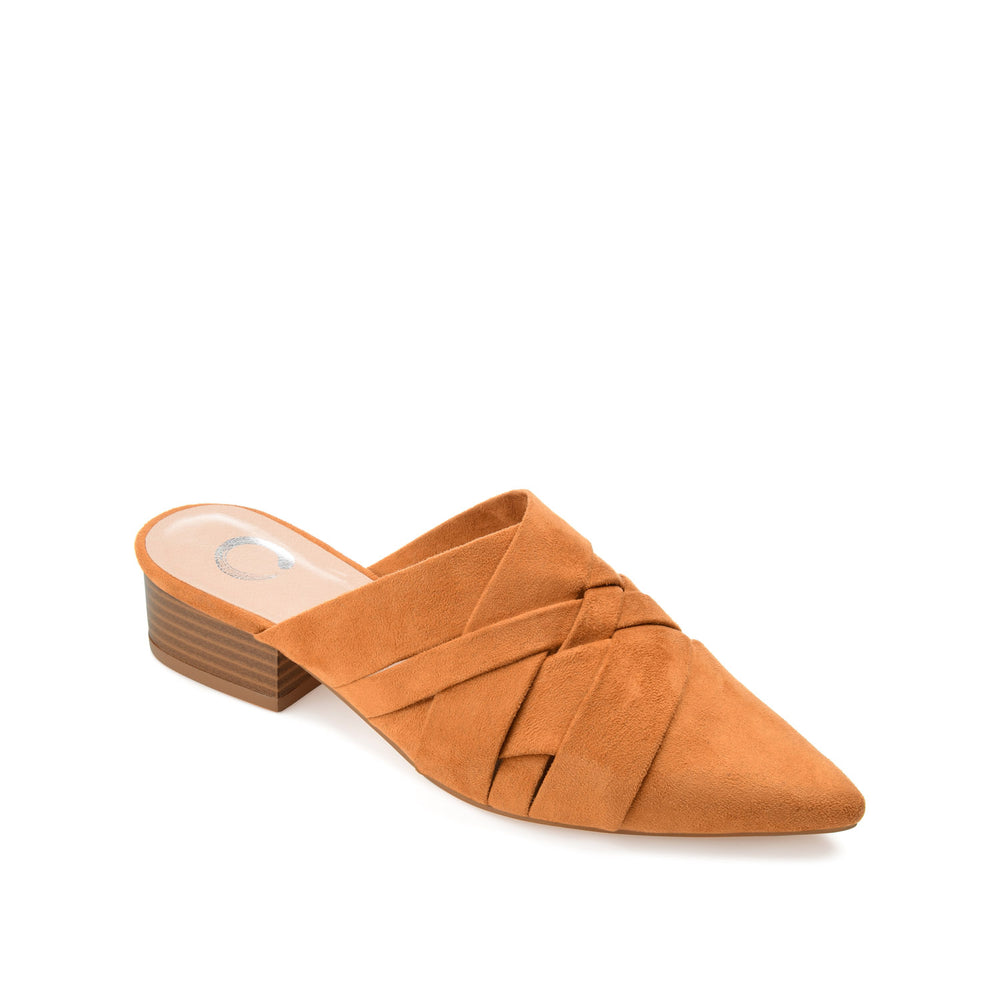 KALIDA MULE FLATS IN FAUX SUEDE